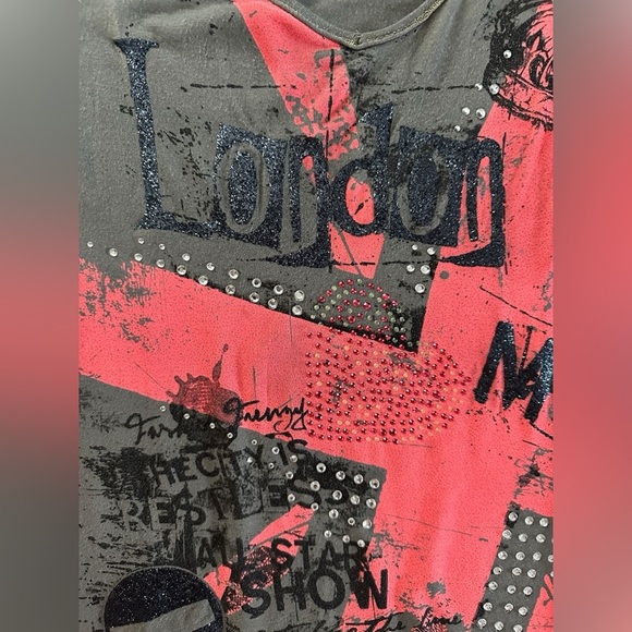 Jane Norman London Union Jack Graphic Tee – Women’s US 4 / Small - Picture 7 of 12